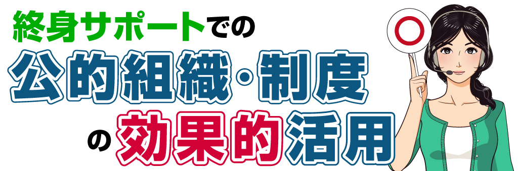 公的組織・制度の効果的活用